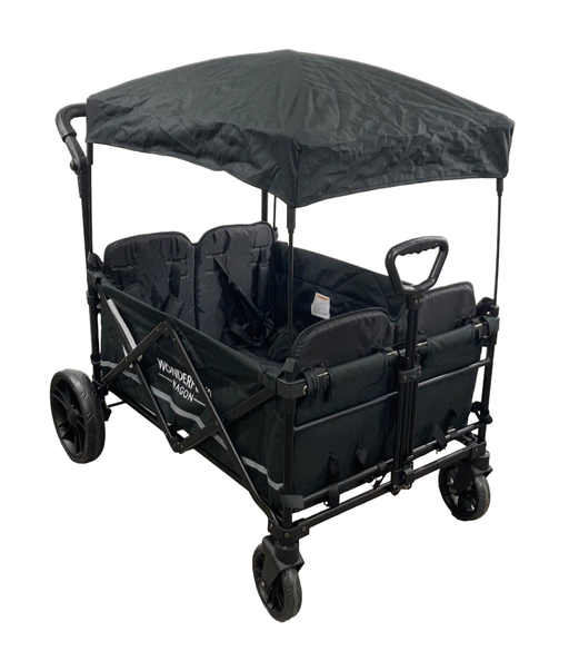 used Wonderfold X4M Push & Pull Quad Stroller, 2022, Stealth Black