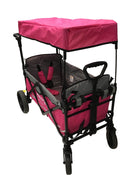 secondhand Wonderfold X2 Push + Pull Double Stroller Wagon, 2021, Pretty-n-Pink