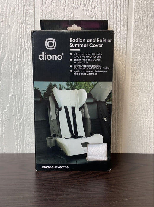 used Diono Radian And Rainer Summer Cover, White