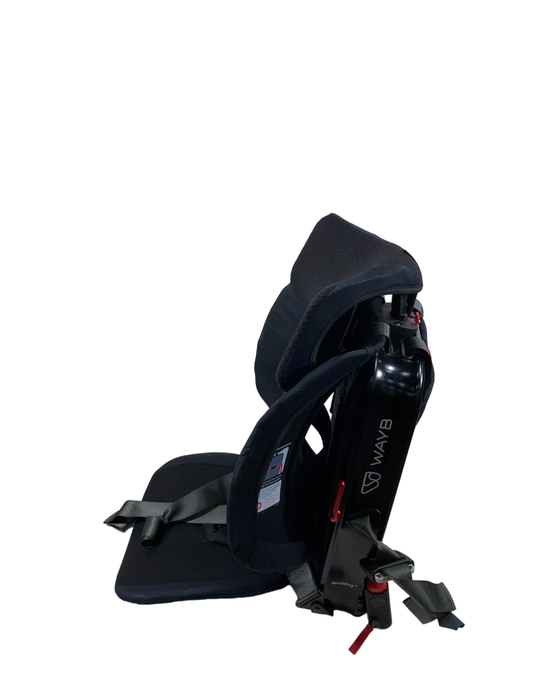 secondhand WAYB Pico Portable Car Seat Bundle, Jet, Deluxe Bag, 2023