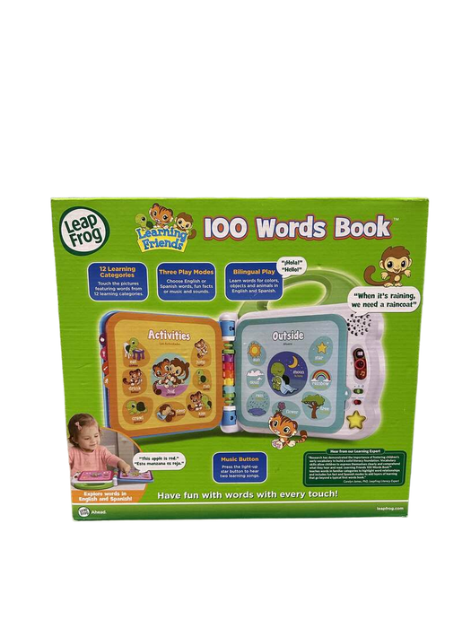 secondhand Leap Frog Learning Friends 100 Words Book