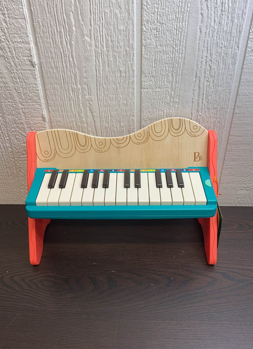 used B. toys Wooden Toy Piano- Mini Maestro