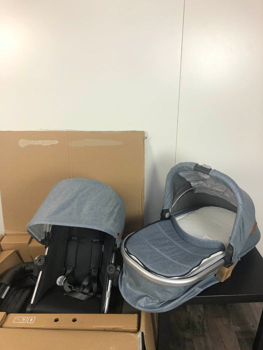 secondhand UPPAbaby VISTA V2 Stroller, 2019, Gregory (Blue Melange)