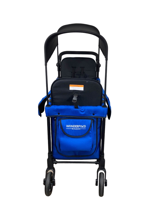 secondhand Wonderfold W2 Original Multifunctional Double Stroller Wagon, Blue, 2022