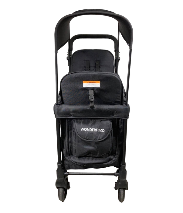 Wonderfold W2 Original Multifunctional Double Stroller Wagon, 2023, Black