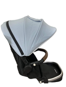 secondhand Mockingbird 2nd Seat Kit with Extendable Canopy, 2021, Sky, Windowpane, Silver with Penny Leather