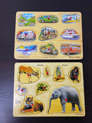 used BUNDLE Wooden Puzzles