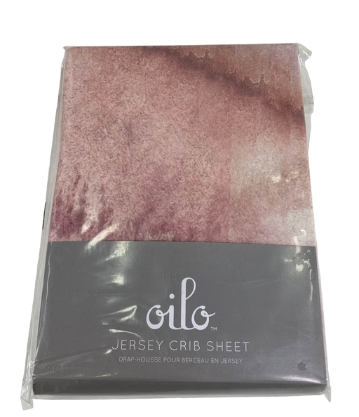 used Oilo Studios Jersey Crib Sheet