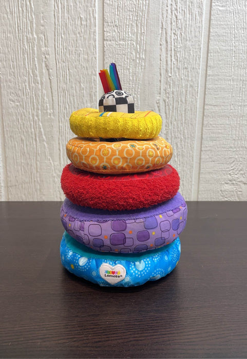 used Lamaze Rainbow Stacking Rings