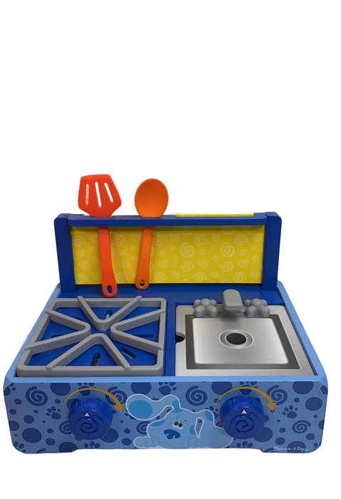 secondhand Melissa & Doug Blue’s Clues & You! Wooden Cooking Play Set