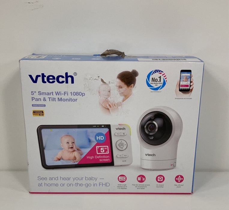 secondhand VTech 5” Smart WiFi 1080p Pan & Tilt Monitor