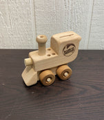 used The Oregon Wooden Toy Company Wooden Train Bank