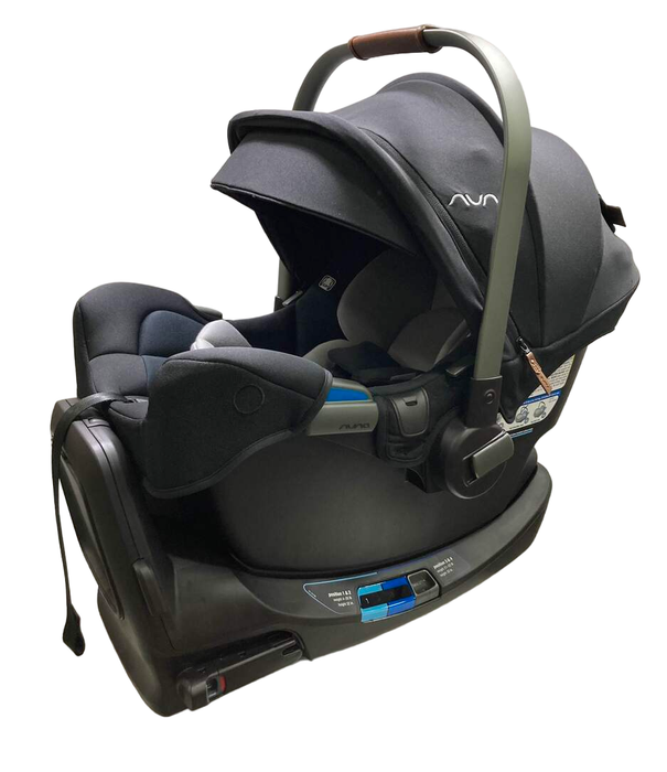 used Nuna PIPA rx Infant Car Seat with RELX Base, 2023, Caviar