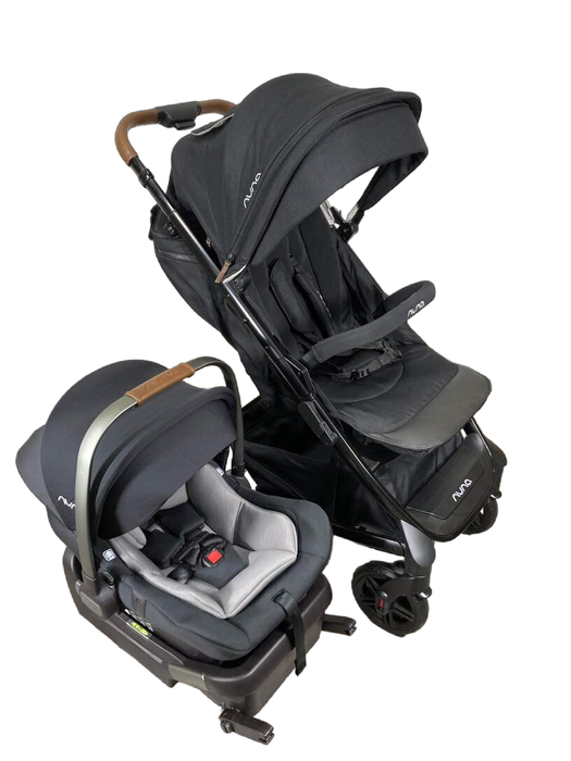 used Nuna TAVO PIPA Travel System, Caviar, 2022