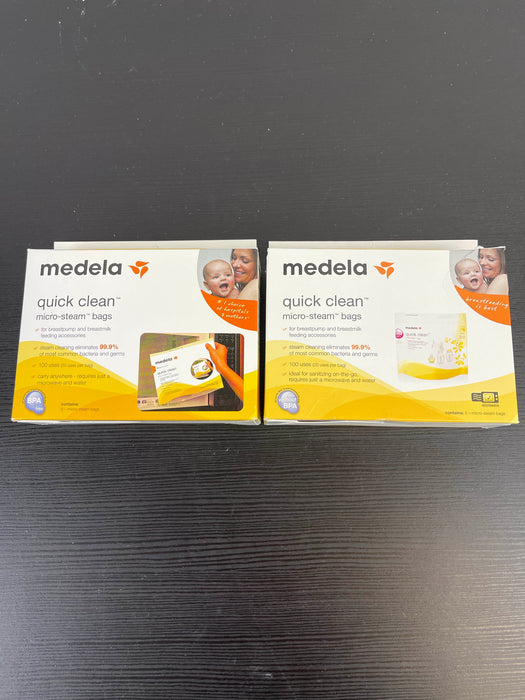 used Medela Quick Clean Micro Steam Bags