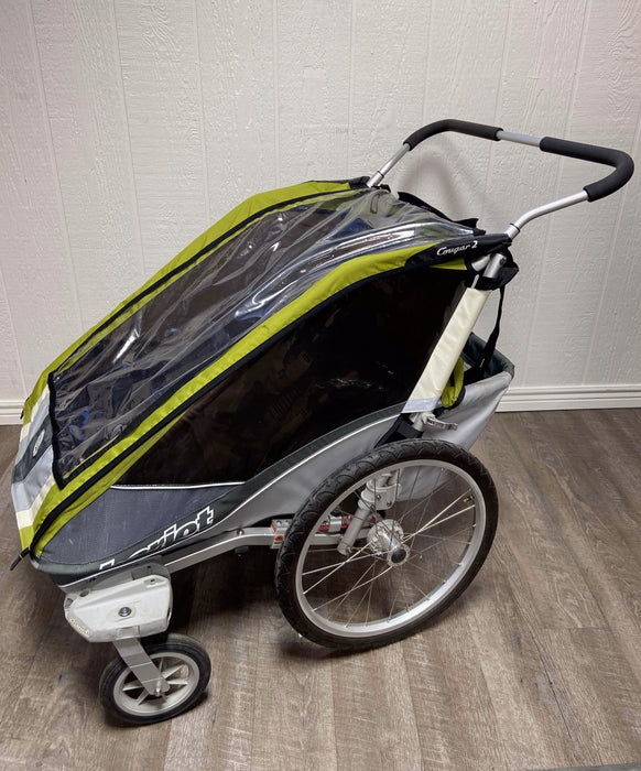 used Thule Chariot Cougar 2 Bike Trailer With Jogging Kit