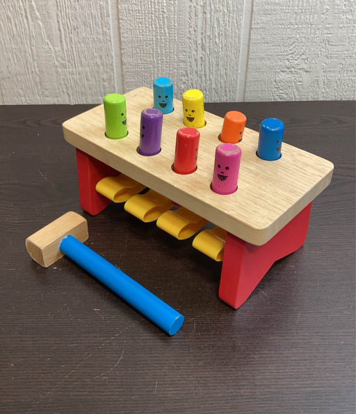 used Melissa & Doug Deluxe Pounding Bench Wooden Toy