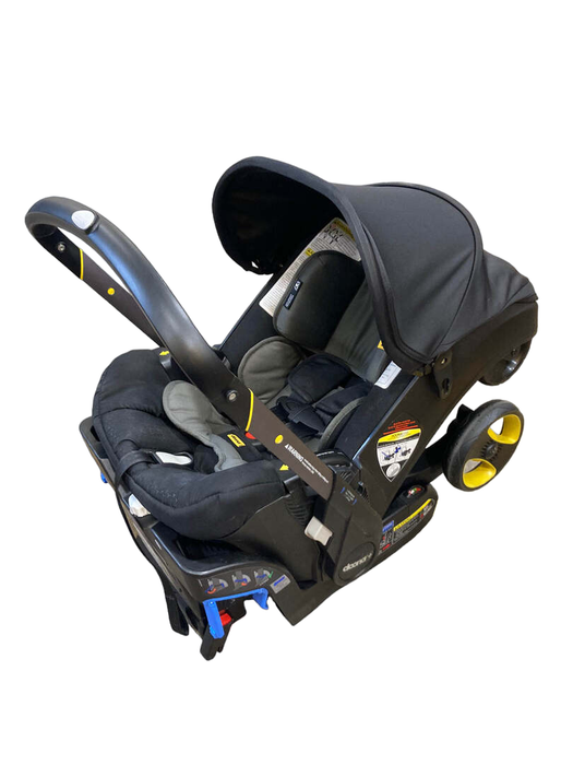 secondhand Doona Infant Car Seat & Stroller Combo, 2019, Nitro Black