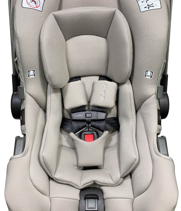 Nuna PIPA rx Infant Car Seat with RELX Base, 2023, Hazelwood