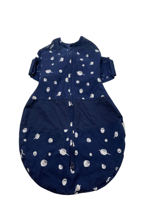 used Happiest Baby SNOO Sack, Medium (12-18 lbs), Midnight Navy Planets