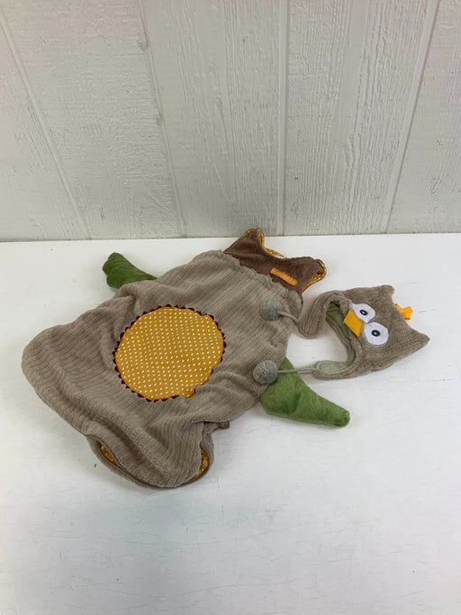 used Baby Aspen "My Little Night Owl" Snuggle Sack and Cap, 0-6 months