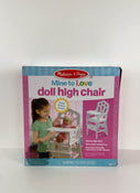 used Melissa & Doug Mine To Love Doll Highchair