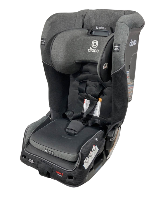 used Diono Radian 3QX Convertible Car Seat, Grey Slate, 2023