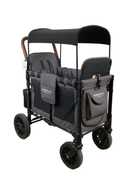 used Wonderfold W2 Luxe Multifunctional Double Stroller Wagon, 2020, Charcoal Gray