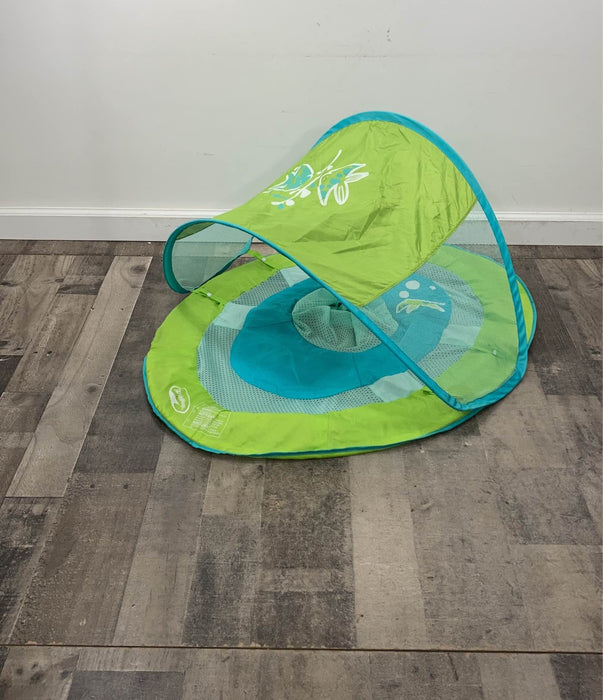 used SwimWays Baby Spring Float with Sun Canopy, - no frog