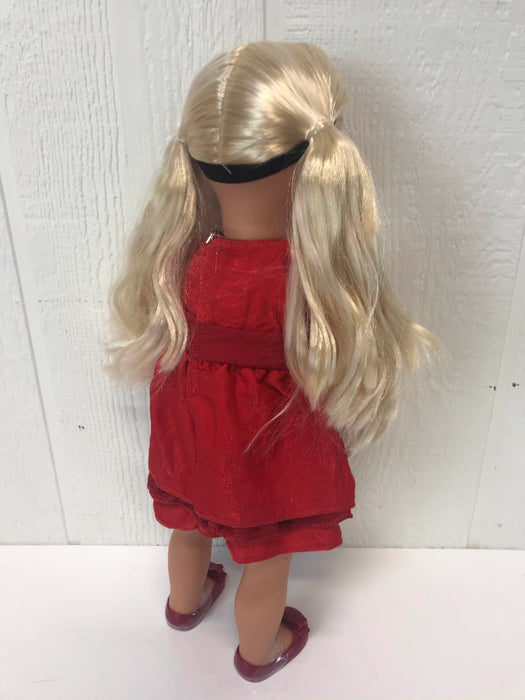 Our Generation Ginger 18” Posable Holiday Deluxe Doll