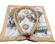 secondhand JumpOff Jo Infant Activity Gym Playmat, Safari