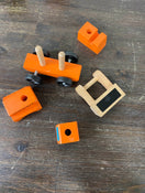 secondhand Melissa & Doug Stacking Construction Vehicles