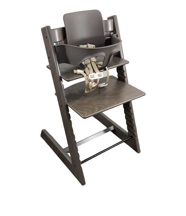 Stokke Tripp Trapp High Chair With Baby Set, Hazy Grey