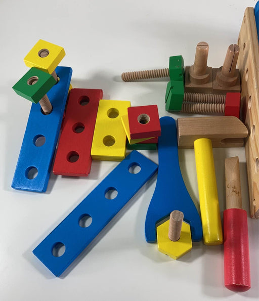 secondhand Melissa & Doug Take-Along Tool Kit Wooden Toy