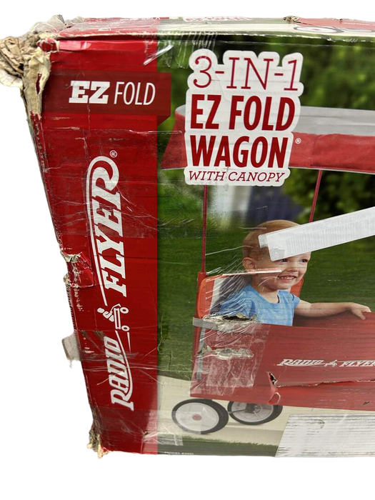 Radio Flyer 3-in-1 EZ Fold Wagon With Canopy