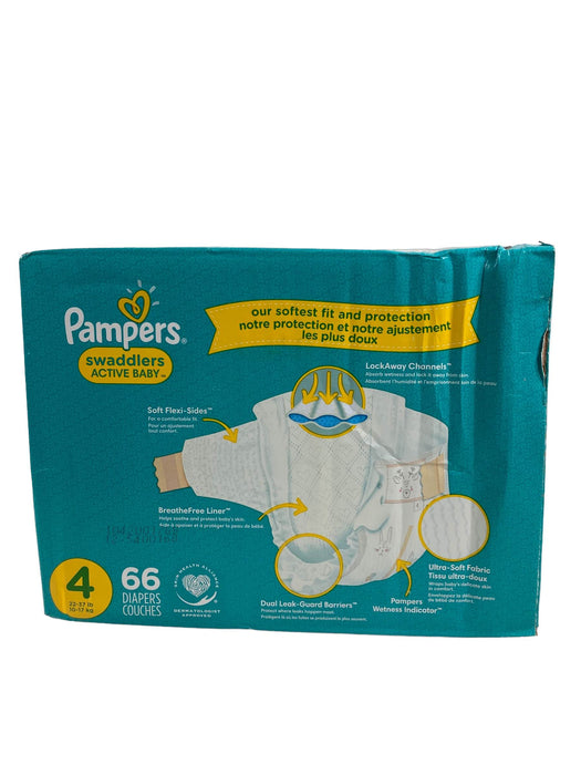 secondhand Pampers Swaddlers Diapers, Size 4