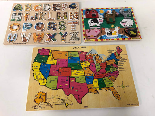 used BUNDLE Wooden Puzzles