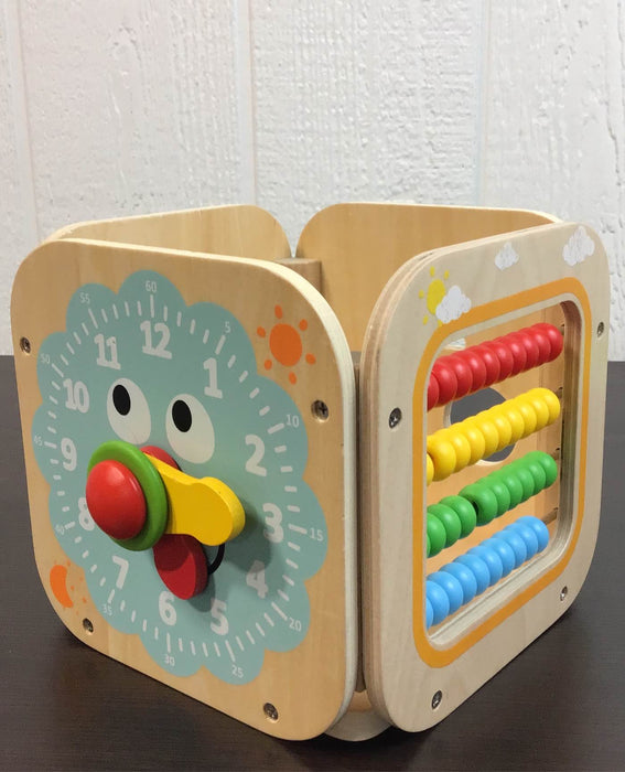 secondhand John Lewis & Partners Wooden Activity Cube