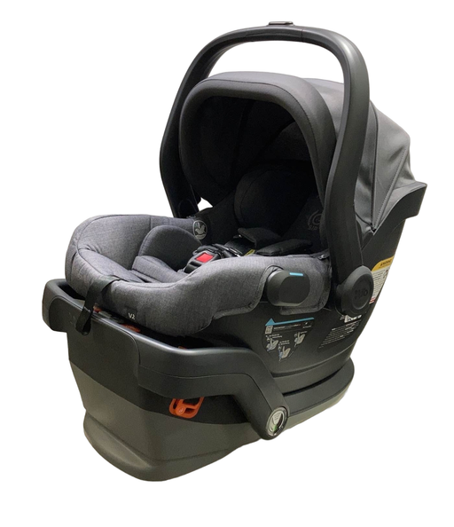 used UPPAbaby MESA V2 Infant Car Seat, 2023, Charcoal Melange Merino Wool)