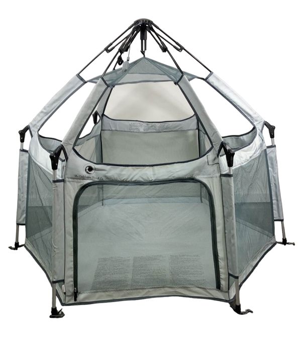 used California Beach Company Pop 'N Go Playpen, Grey