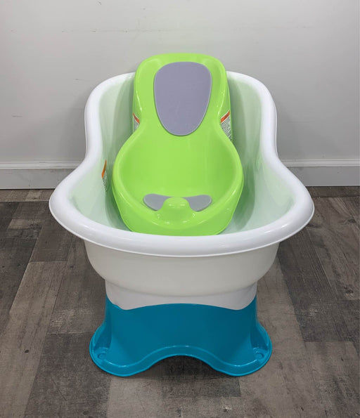 secondhand Summer Infant Comfort Height Bath Center With Step Stool