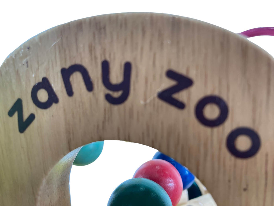 used B. toys Zany Zoo Wooden Activity Cube