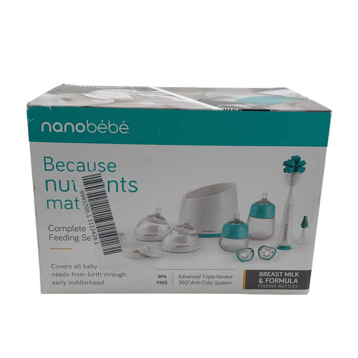 Nanobébé Complete Feeding Set, Teal