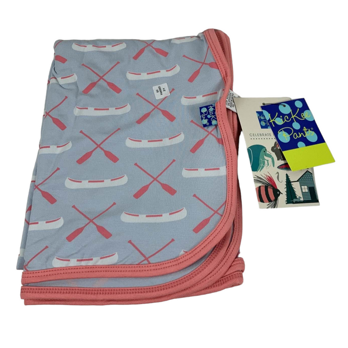 KicKee Pants Swaddling Blanket, Dew Paddle & Canoe