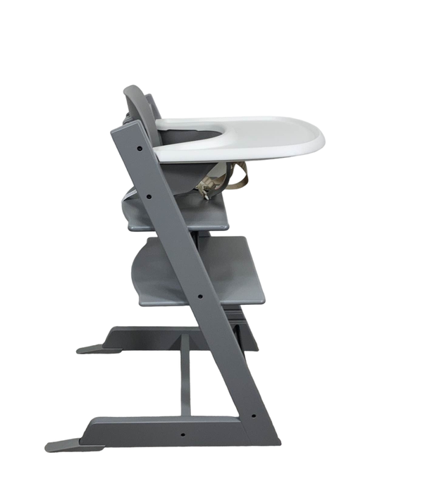 secondhand Stokke Tripp Trapp Complete High Chair, Storm Grey, Lucky Grey