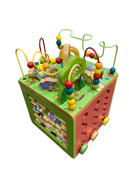 secondhand Parents Busy Zoo Wooden Activity Cube