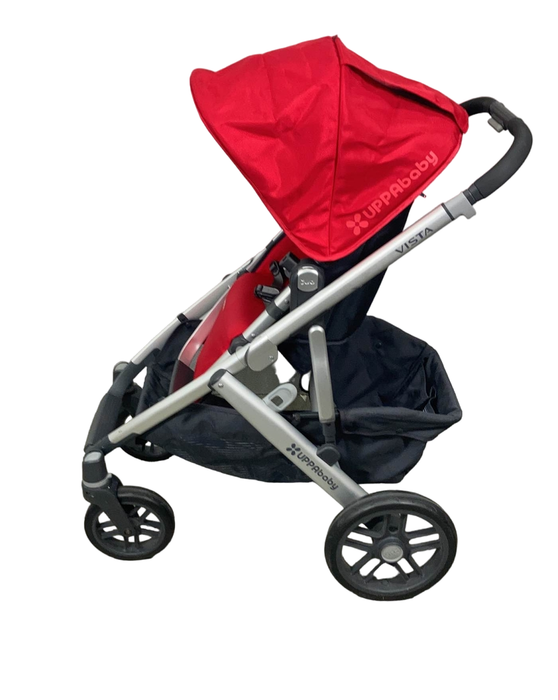 secondhand UPPAbaby VISTA Stroller, Denny (Red Melange), 2015