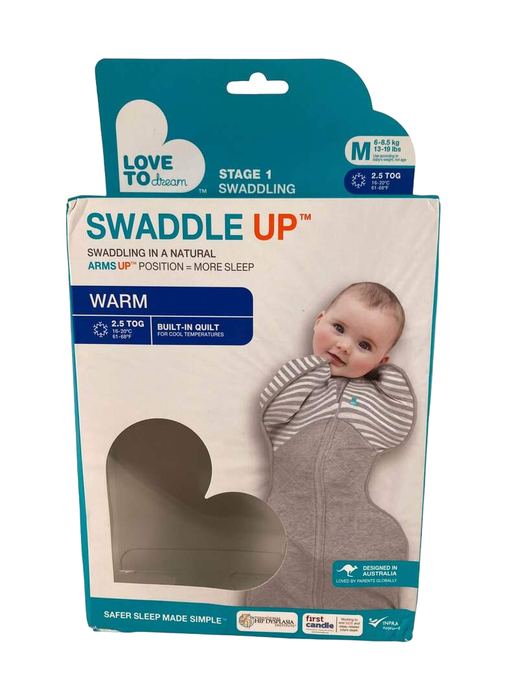 used Love To Dream Swaddle Up Transition Warm 2.5 Sleep Sack, Medium