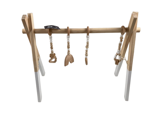 used Poppyseed Play Wooden Baby Gym