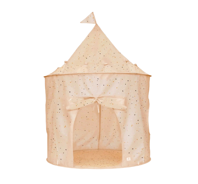 3 Sprouts Play Tent, Terrazzo Clay